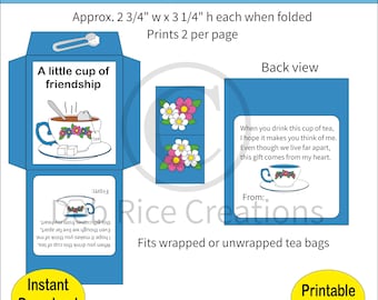 Koperty na herbatę „Mała filiżanka przyjaźni” – prezenty dla miłośników herbaty