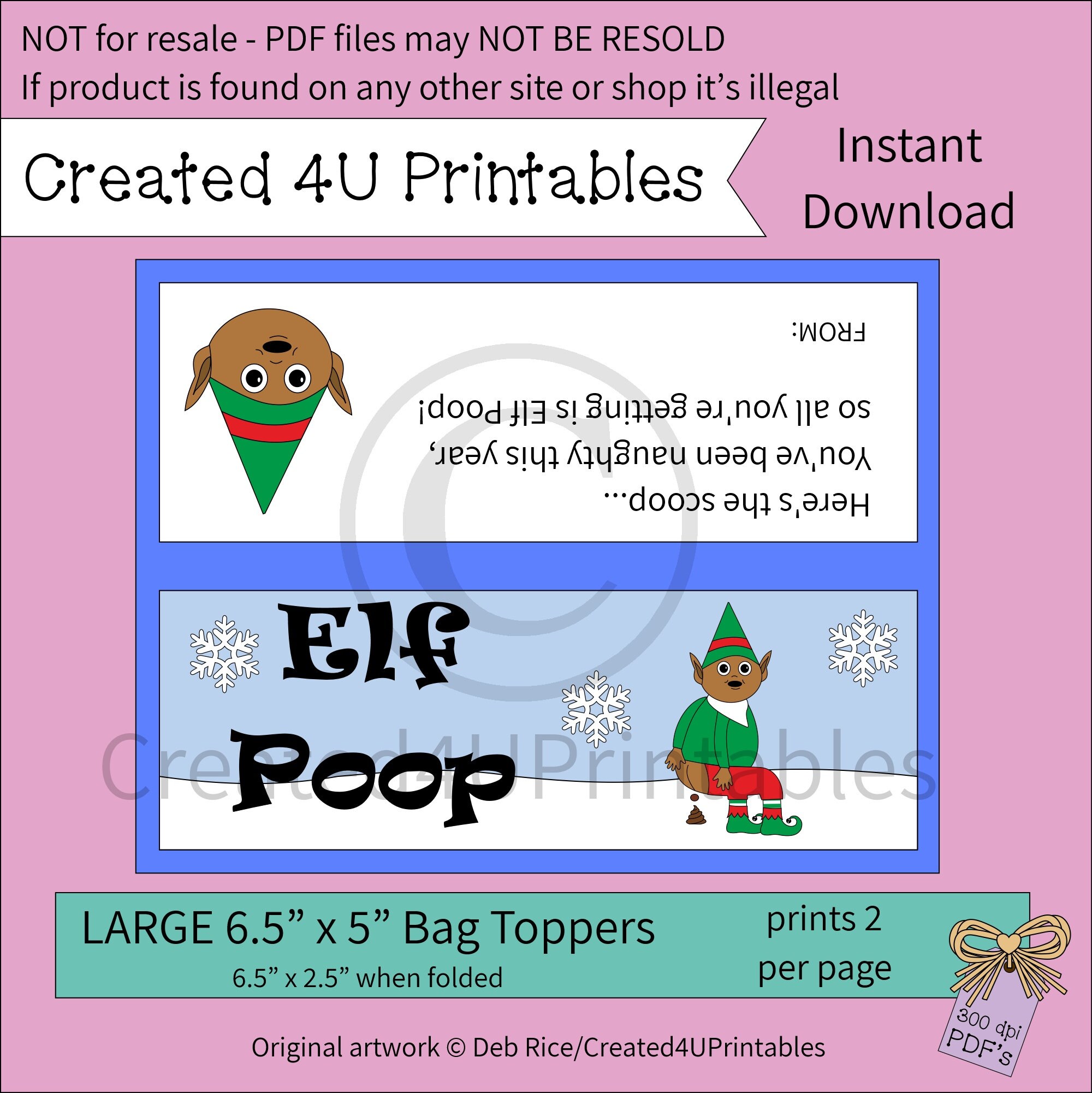 Printable Elf Poop - Etsy