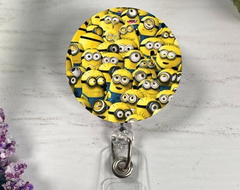 NEW Minion Card Holder Retractable, Despicable Me, Work School ID Badge,  USA