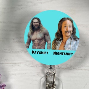 Customizable Funny Badge Reel | ER Nurse | Medical ID Badge | Badge Reel | Nurse Gift | Funny Badge Holder | Dayshift Nightshift