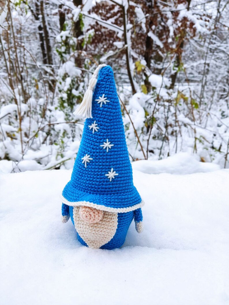 Christmas Gnome Crochet Gnome Amigurumi Pattern Gnome Santa Etsy