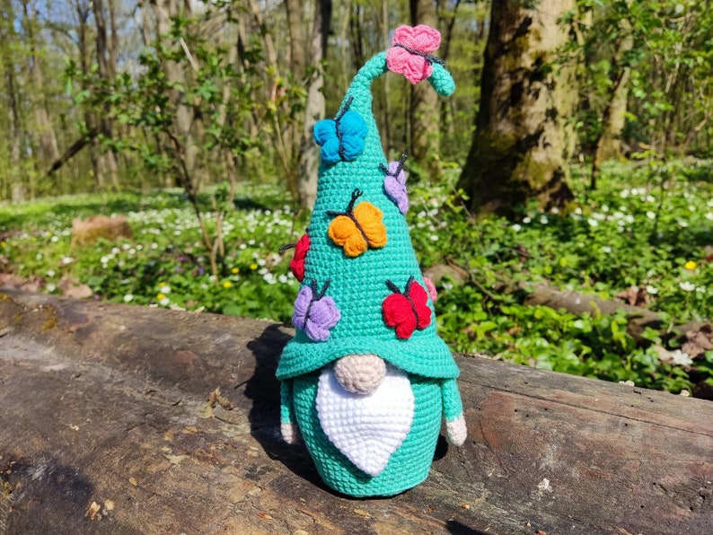 Spring Gnomes Crochet Gnome Amigurumi Pattern Gnome With Etsy