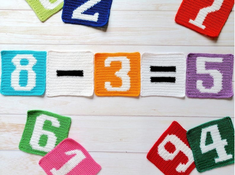 Crochet Numbers and Symbols Amigurumi Pattern PDF (english_us Terms ...