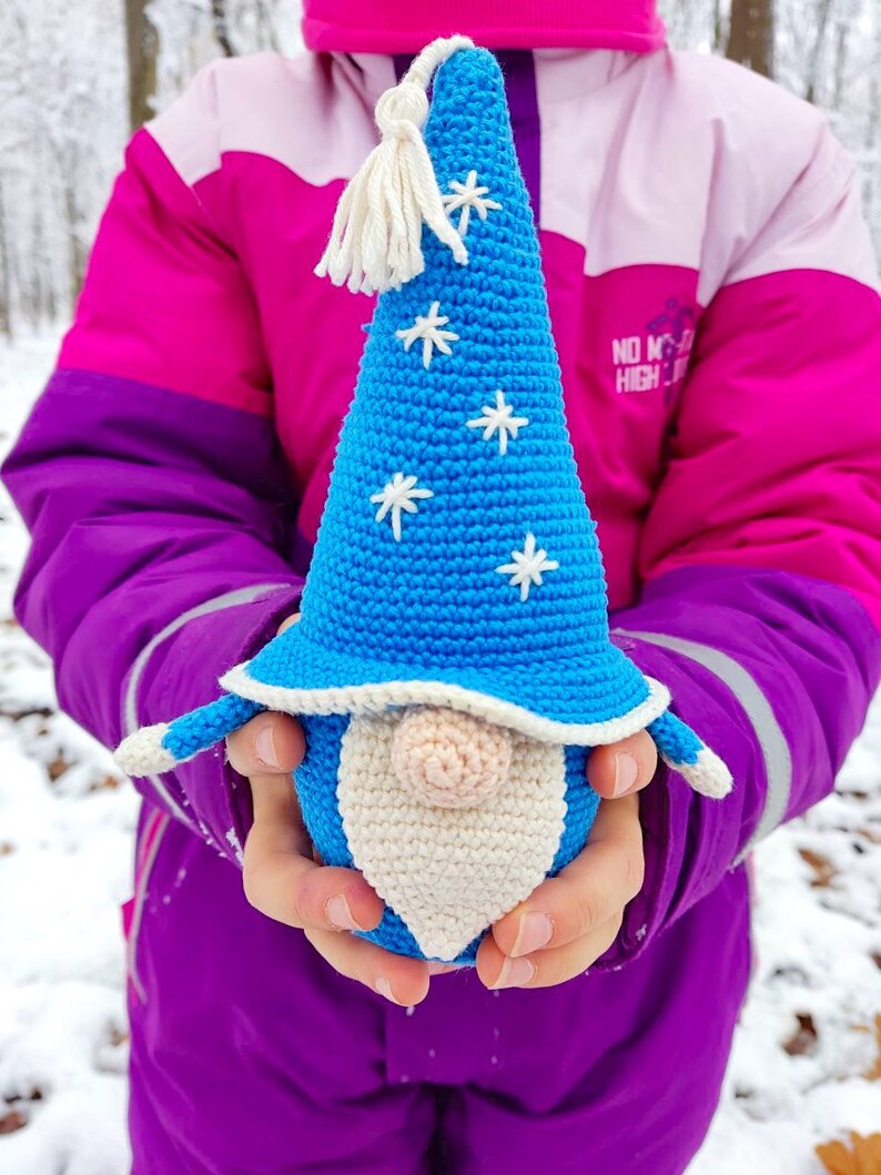 Christmas Gnome Crochet Gnome Amigurumi Pattern Gnome Santa Etsy