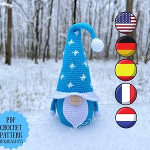PDF PDF Anleitung für Weihnachtswichtel mit Weihnachtsengel Amigurumi Häkelanleitung