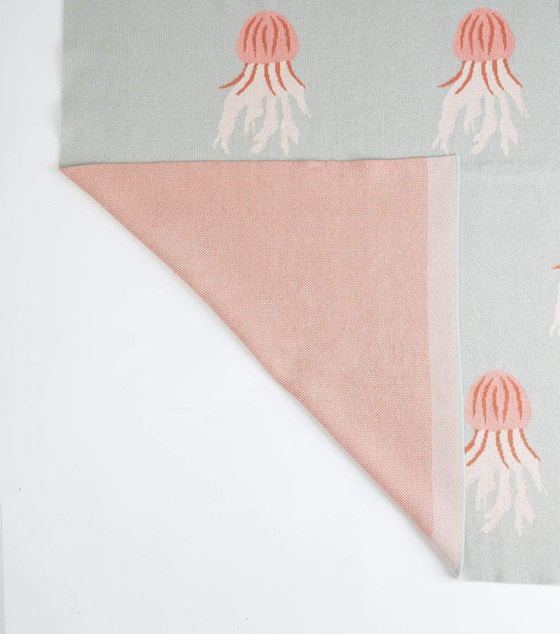Jellyfish Baby Blanket Etsy