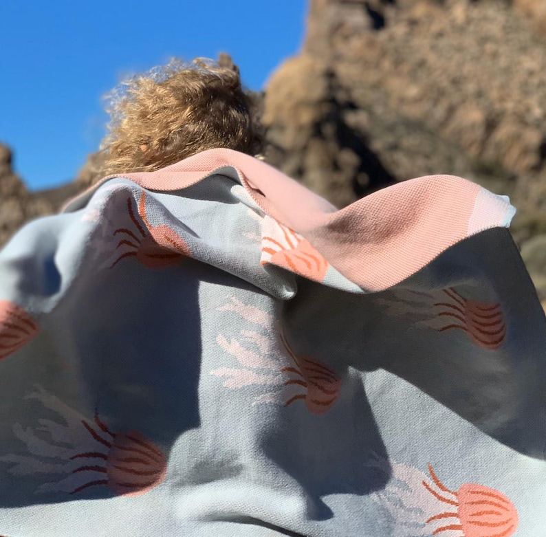 Jellyfish Baby Blanket Etsy