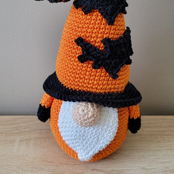 Gnome décoration d'Halloween au crochet