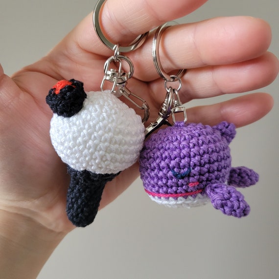 Set of two crochet K-Pop keychains