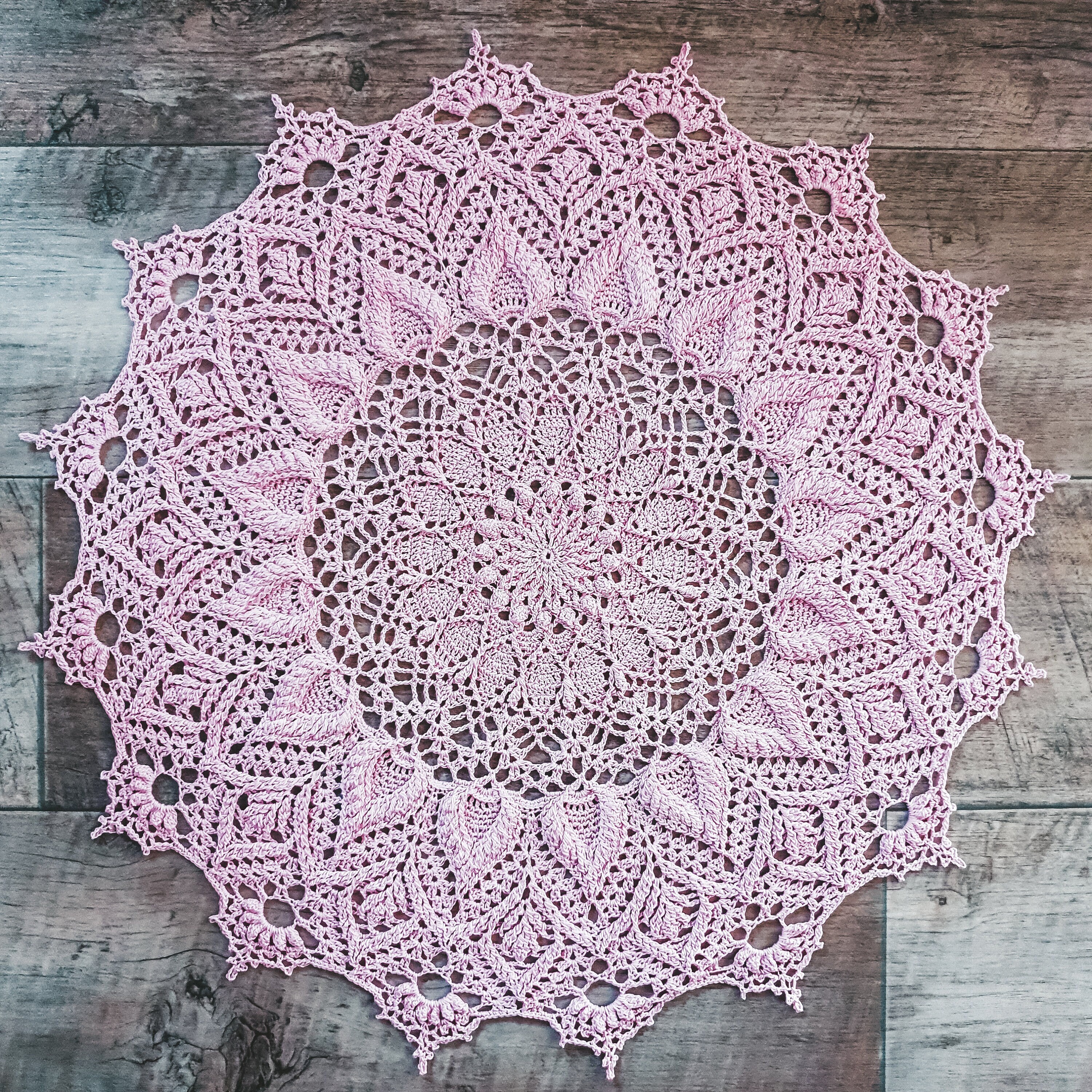 Napperon en Coton Au Crochet