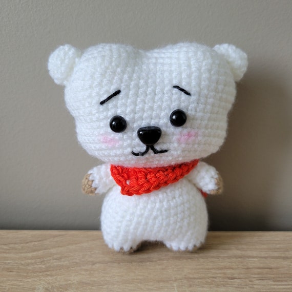 Sheep crochet K-pop character RJ