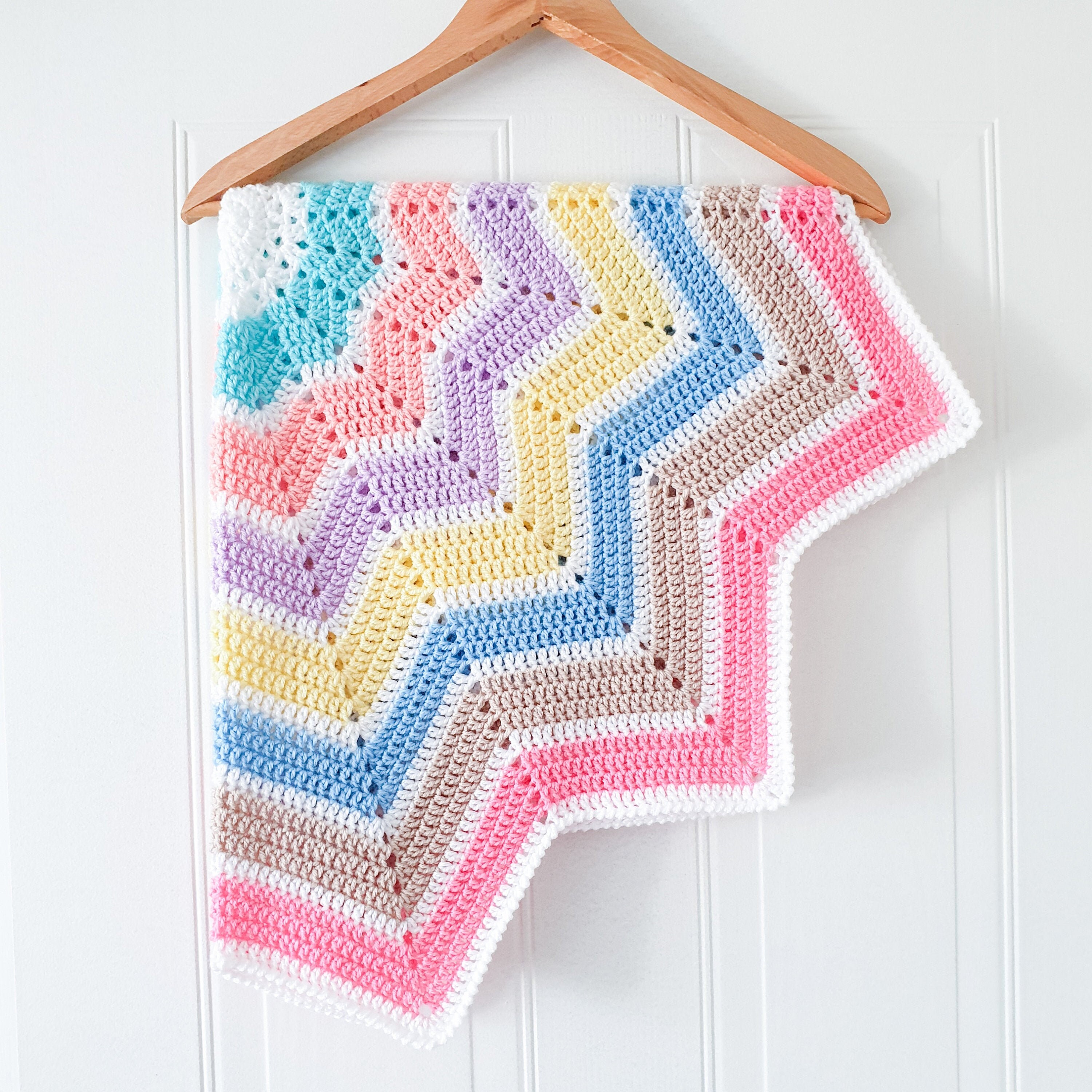 Couverture Étoile Bébé Au Crochet