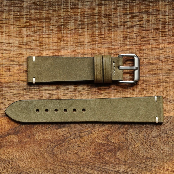 SALE! LAST ONE Gringo Leather Watch Band / Strap | Pueblo Leather | Vintage Strap | Handmade in London