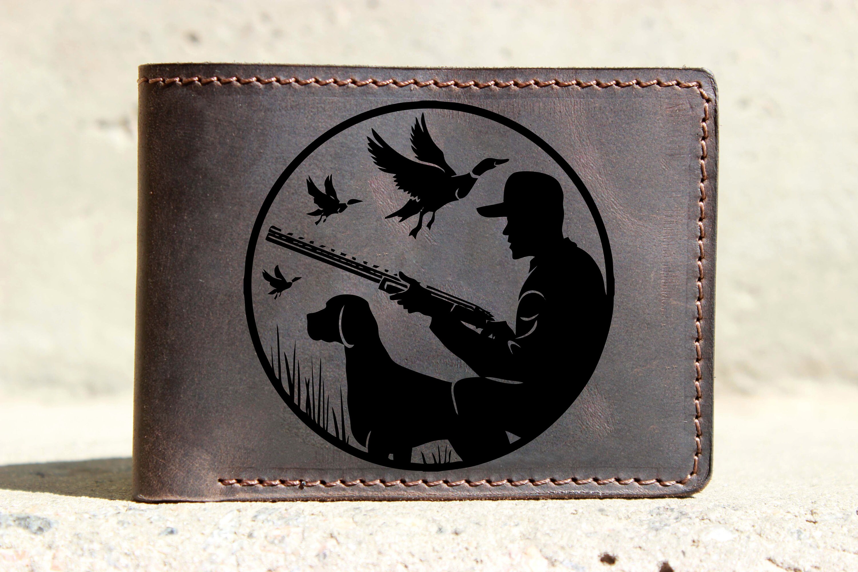 Duck hunter wallet / Hunter bifold / Hunting gift / Fishing Etsy