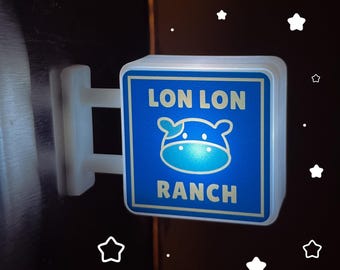 Legend of Zelda Lon Lon Ranch Light Up Magnet | Cozy Gamer Gift