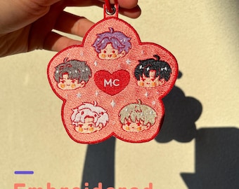 LADS Embroidered Keychains | Love and Deepspace Key Tag | Aesthetic | Trinkets | Birthday and Christmas Gift