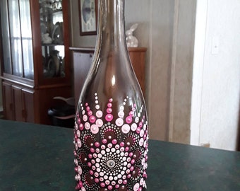 Dot Painted Bottle Etsy dot painted bottle etsy