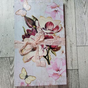Springtime Pink Magnolia Junk Journal