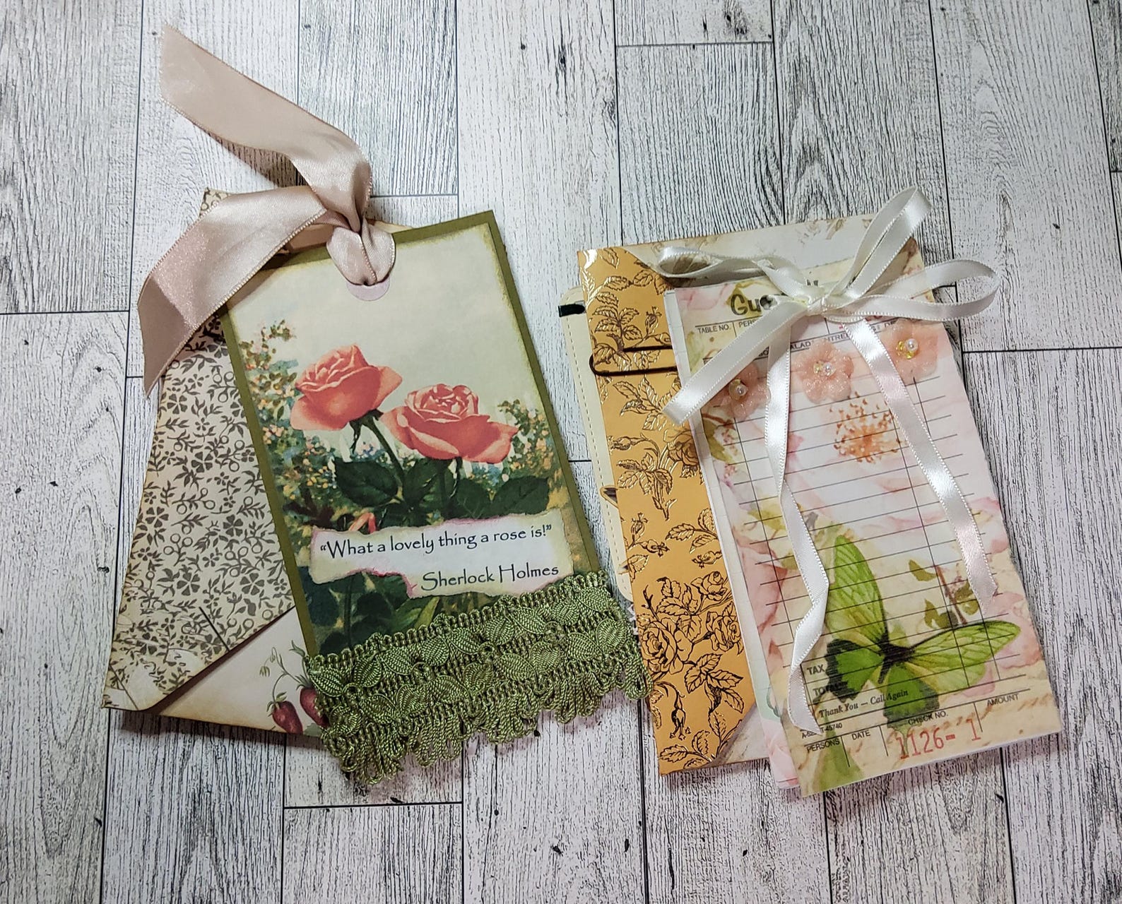 Altered Envelope Flip Folios, Set of 2 - Etsy