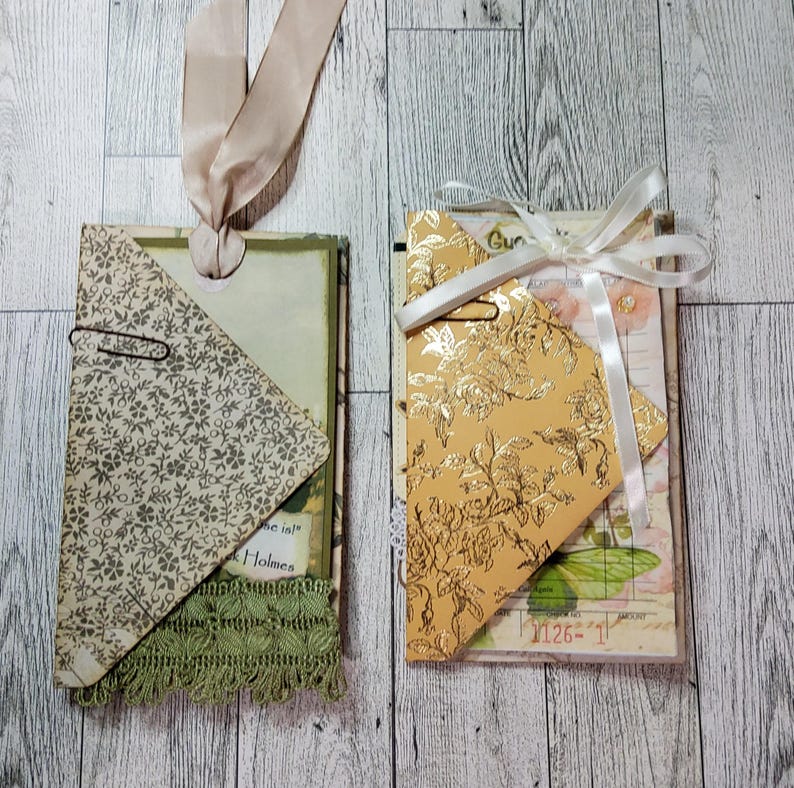 Altered Envelope Flip Folios, Set of 2 - Etsy