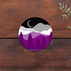 Stickers rond / cercle - Paysage Design - 3617689859217 - Adhésif MAT