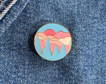 Subtle transgender flag enamel pin mountain pin pride pin enamel cute pin set pins laple pin hard enamel pin gift for her Christmas gifts