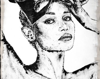 Valiant, 35" x 60", Original Painting