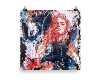 HellBent, "18"x18" Art Print