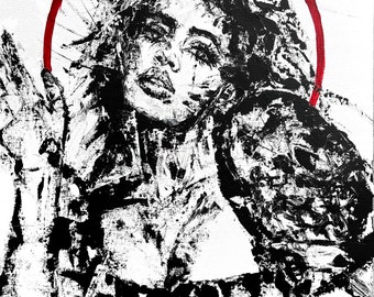 Saint Series, 2/6, 18" x 24", Original Painting