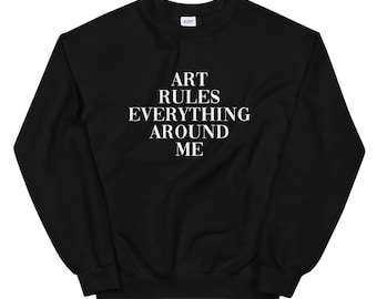 Art Rules Pullover Sweatshirt UNISEX