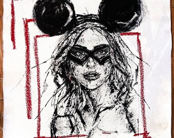 Ego, 21" x 26", Original Painting