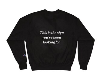 This is the Sign Champion Unisex Pullover