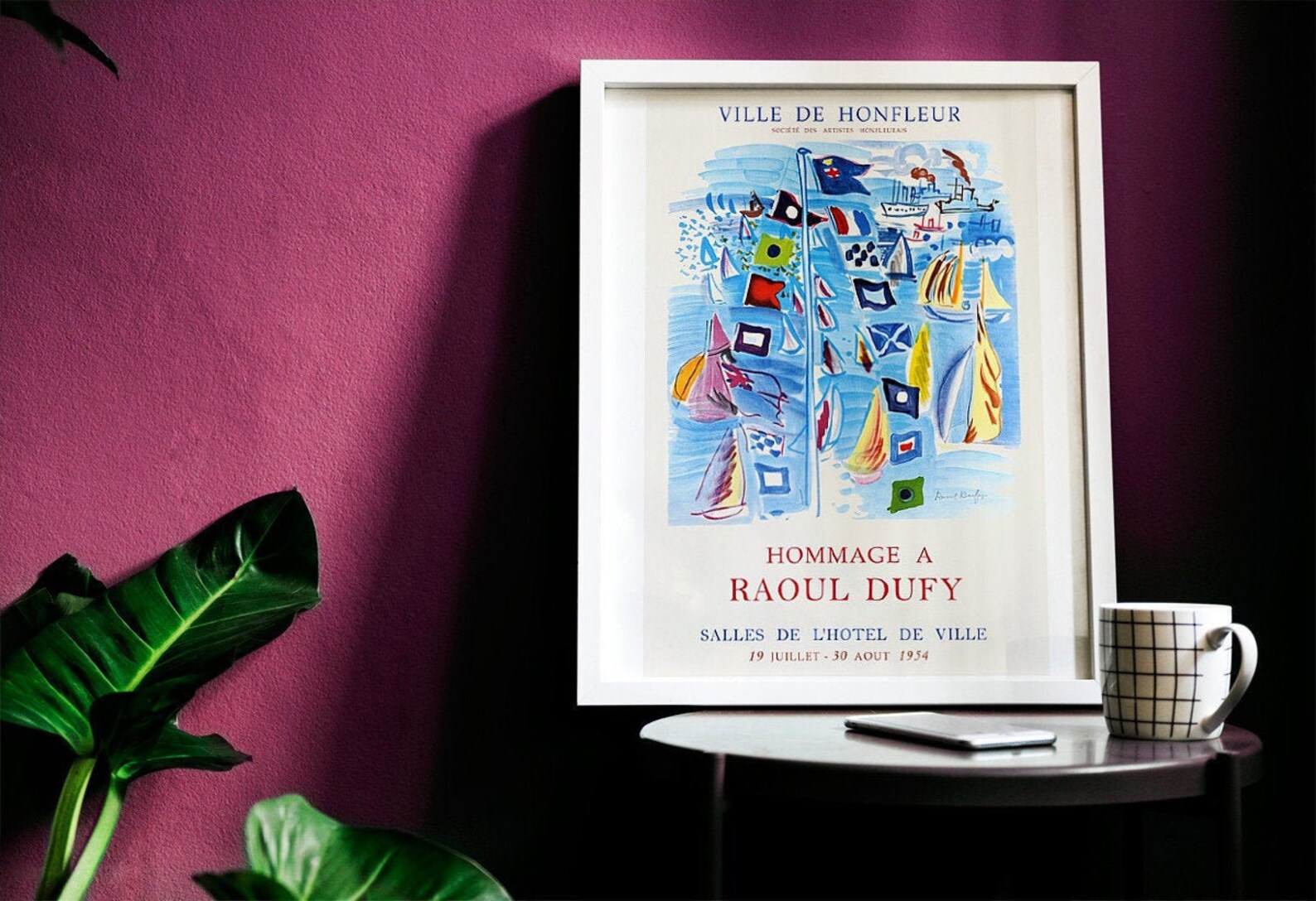 Raoul Dufy Exhibition Poster Digital Download Vintage Print Etsy