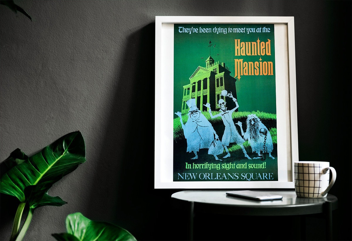 Disneyland Poster Digital Download The Haunted Mansion Etsy Disneyland Poster Digital Download The Haunted Mansion Etsy