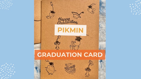 Pikmin Card - Graduation - Celebrate Graduation With Pikmin
