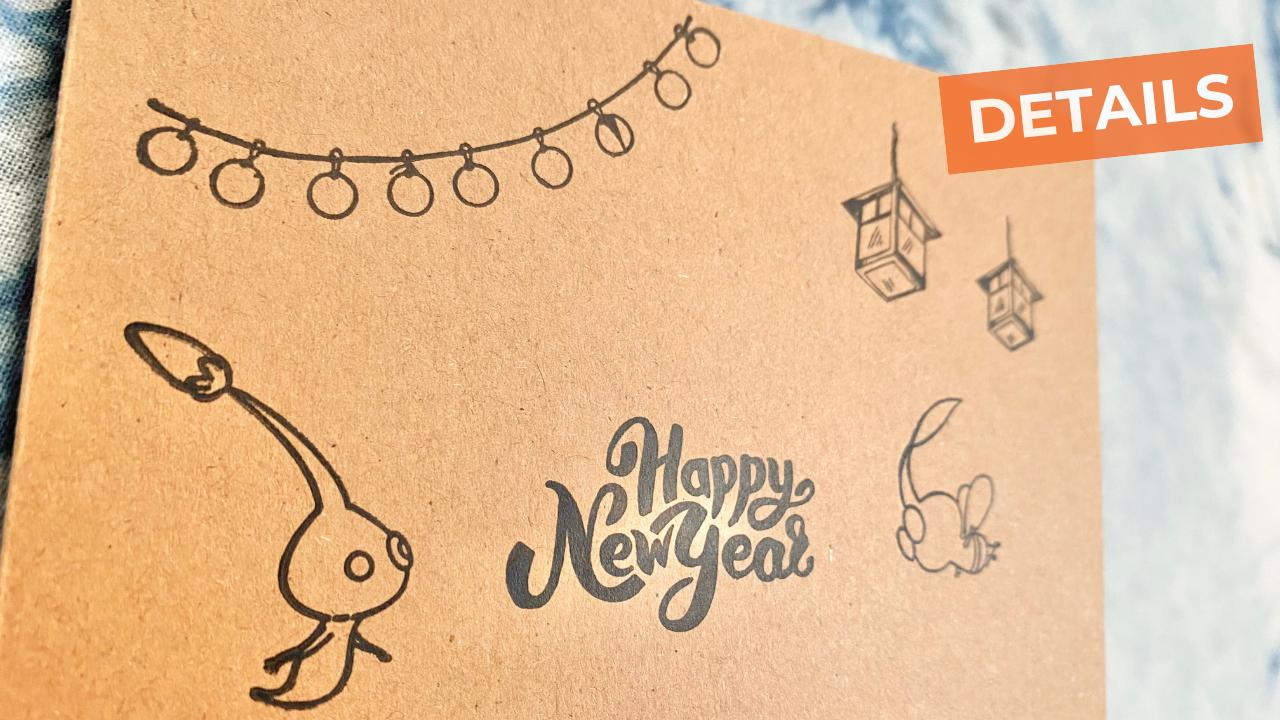 かわいい！ Year New Happy - Card Pikmin - 5*7 - Paper Recycled その他