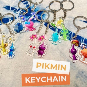 Pikmin Keychain Charm - The Complete 11 Type Set - Walk Around with Pikmin Hiding in Your Pocket!
