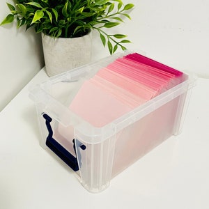 100 Envelope Savings Challenge: Laminated Mini Cash Envelopes & Box