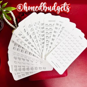 Lot économique pour mariage // Réutilisable et plastifié, papier cartonné glacé, enveloppes de billets à fermeture éclair, tracker perforé A6/A5