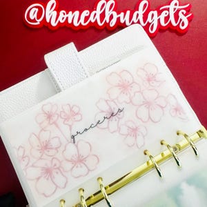 Enveloppes pour espèces en vélin mat sakura A6 A7