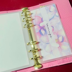 Pastel floral cash envelopes A5 A6 A7 // Glossy or Matte, Personalized cash envelopes, Budget binder, Cash stuffing