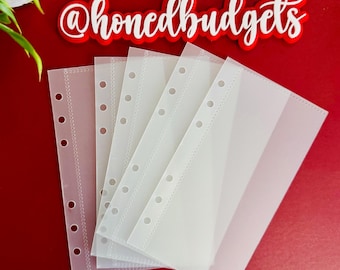 A6 PVC Cash Envelopes