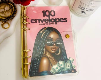 100 Envelope Savings Challenge Binder : A5 Cash Stuffing Challenge, Save 5050 Dollars