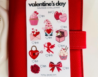 A6 A5 Valentinstag Spar-Challenge