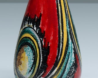 Glazed Ceramic Vase by Vittoria Mazzotti and Pina Olivero