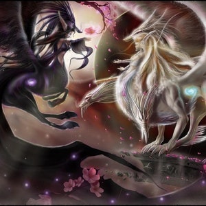 Fantasy Download – REUNION | hand painted fantasy image | 32 Mpx resolution