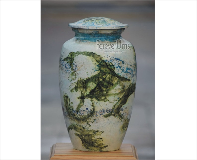FOREVER URNS® Urns for ashes adult- Large funeral urn for ashes of loved ones Size 10.5