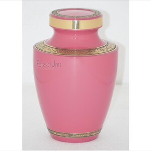 Metal Cremation Urn for Human Ashes, Adult Funeral Urn Personalized Memorial Urn, Elegant Keepsake  urns Male female urns for ash 220 Cu.In.