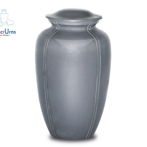 FOREVER URNS®Urns shops for ashes adult - Funeral White Red Sticker Large funeral urn for ashes of loved ones Size 10.5