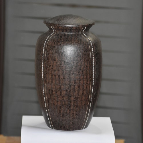 FOREVER URNS®Urns for ashes adult- Funeral Yellow FLoral Large funeral urn for ashes of loved ones Size 10.5
